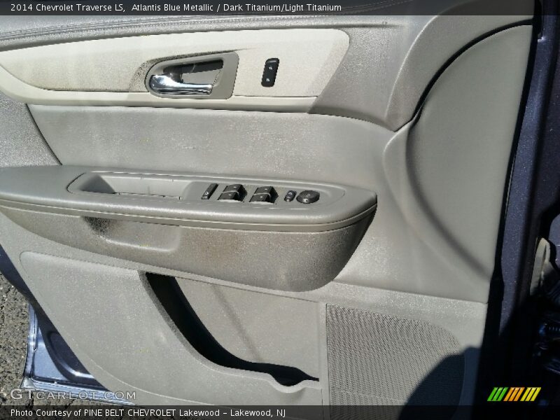 Atlantis Blue Metallic / Dark Titanium/Light Titanium 2014 Chevrolet Traverse LS