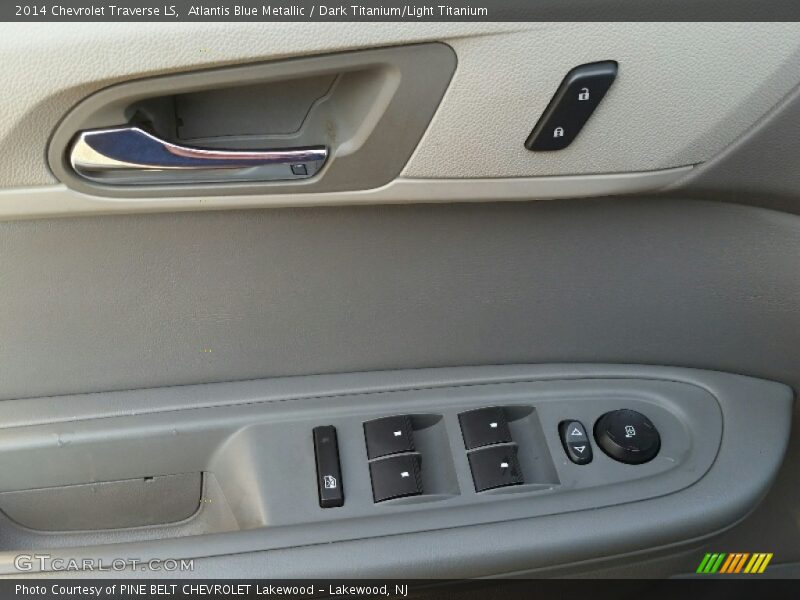 Atlantis Blue Metallic / Dark Titanium/Light Titanium 2014 Chevrolet Traverse LS