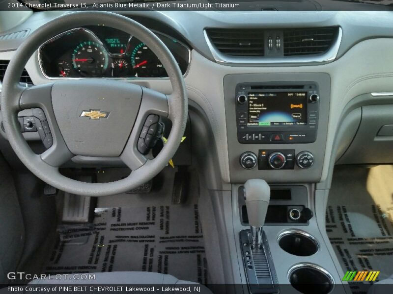 Atlantis Blue Metallic / Dark Titanium/Light Titanium 2014 Chevrolet Traverse LS