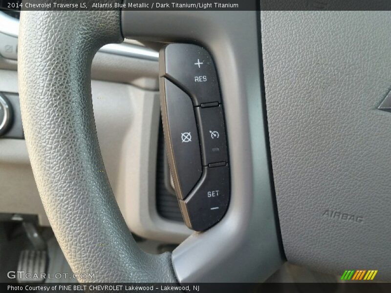 Atlantis Blue Metallic / Dark Titanium/Light Titanium 2014 Chevrolet Traverse LS