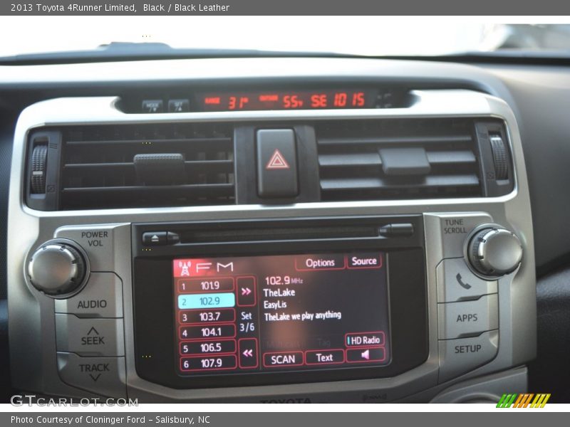 Black / Black Leather 2013 Toyota 4Runner Limited