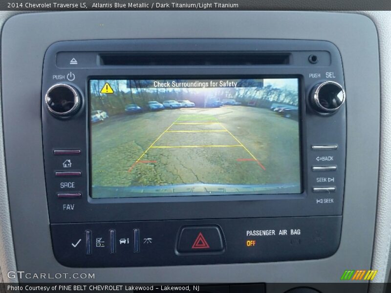 Atlantis Blue Metallic / Dark Titanium/Light Titanium 2014 Chevrolet Traverse LS