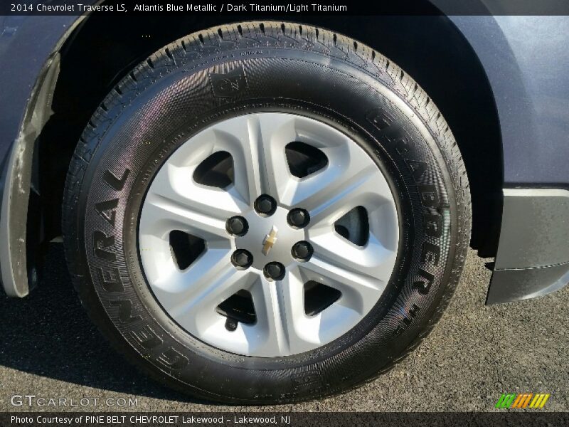 Atlantis Blue Metallic / Dark Titanium/Light Titanium 2014 Chevrolet Traverse LS