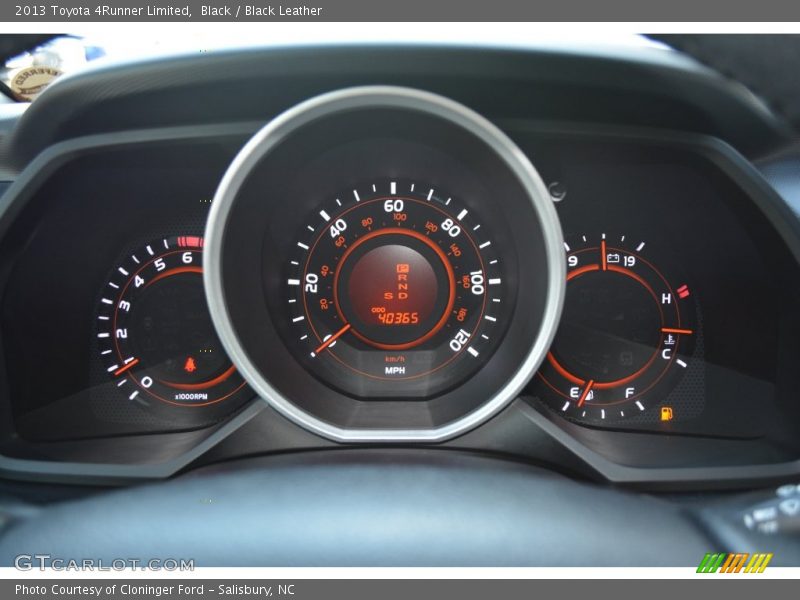 Black / Black Leather 2013 Toyota 4Runner Limited