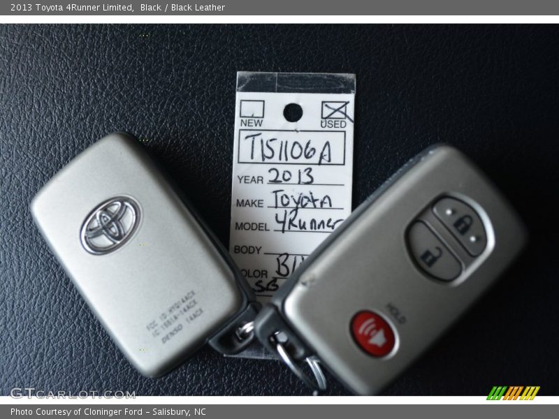 Black / Black Leather 2013 Toyota 4Runner Limited