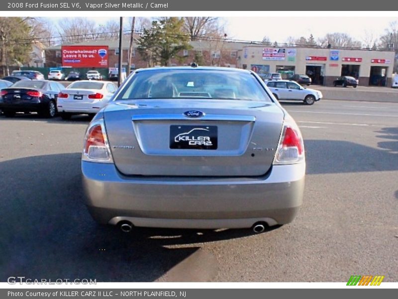 Vapor Silver Metallic / Camel 2008 Ford Fusion SEL V6