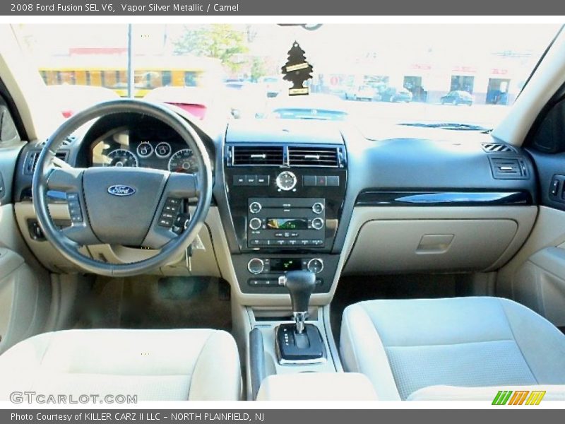 Vapor Silver Metallic / Camel 2008 Ford Fusion SEL V6