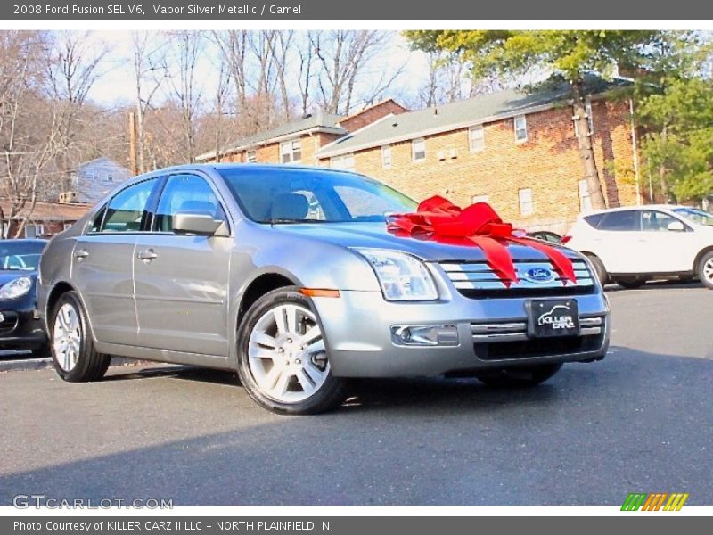 Vapor Silver Metallic / Camel 2008 Ford Fusion SEL V6