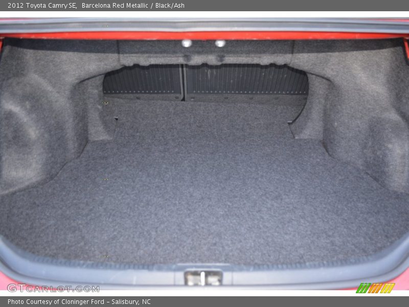Barcelona Red Metallic / Black/Ash 2012 Toyota Camry SE