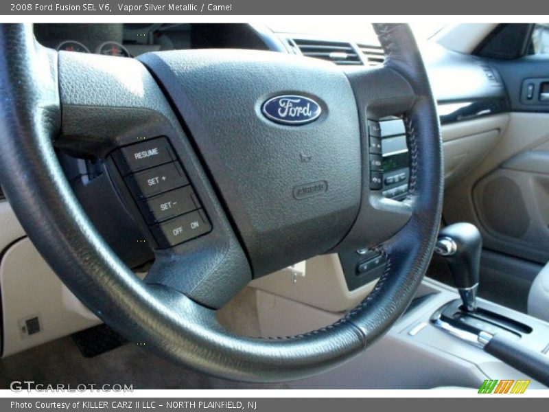 Vapor Silver Metallic / Camel 2008 Ford Fusion SEL V6