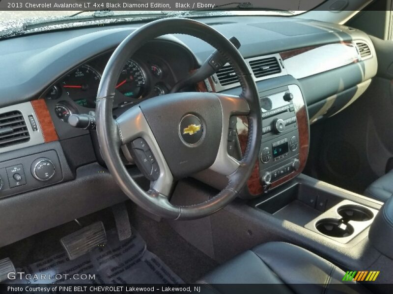 Black / Ebony 2013 Chevrolet Avalanche LT 4x4 Black Diamond Edition