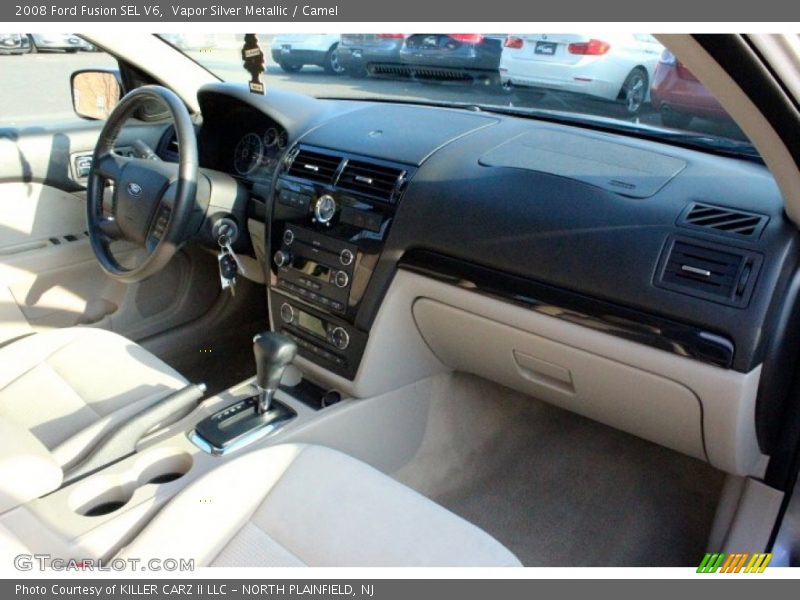 Vapor Silver Metallic / Camel 2008 Ford Fusion SEL V6
