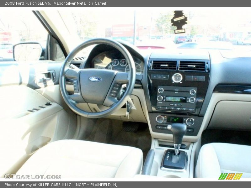 Vapor Silver Metallic / Camel 2008 Ford Fusion SEL V6