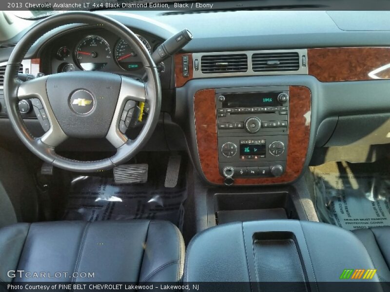 Black / Ebony 2013 Chevrolet Avalanche LT 4x4 Black Diamond Edition
