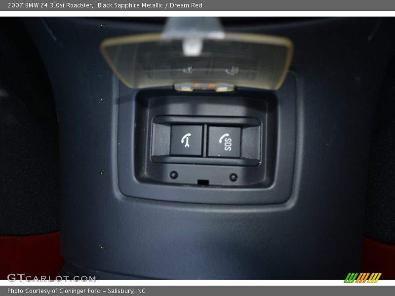 Black Sapphire Metallic / Dream Red 2007 BMW Z4 3.0si Roadster