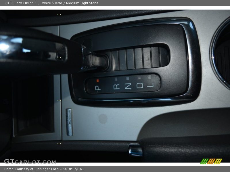 White Suede / Medium Light Stone 2012 Ford Fusion SE