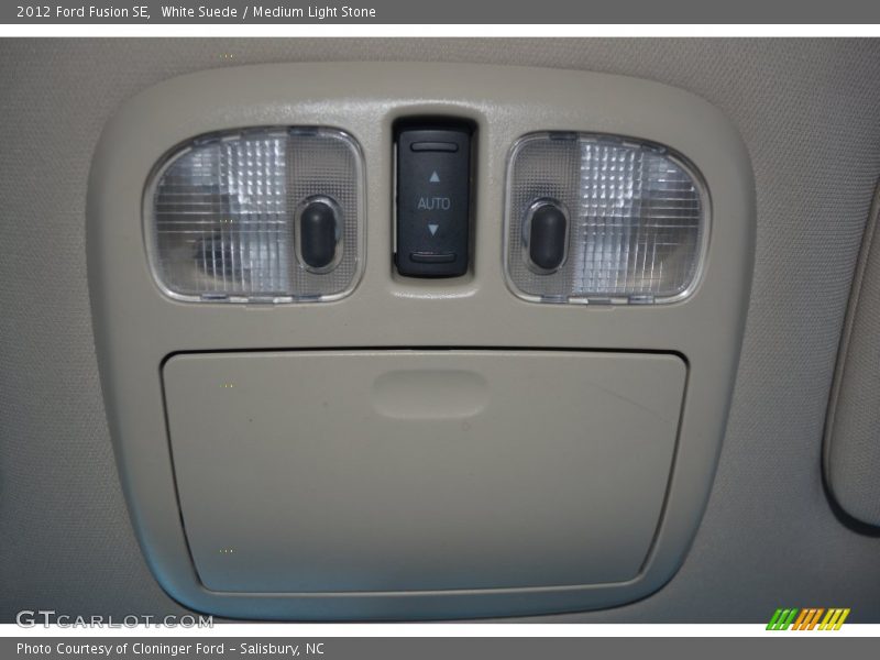 White Suede / Medium Light Stone 2012 Ford Fusion SE
