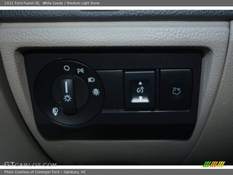 White Suede / Medium Light Stone 2012 Ford Fusion SE