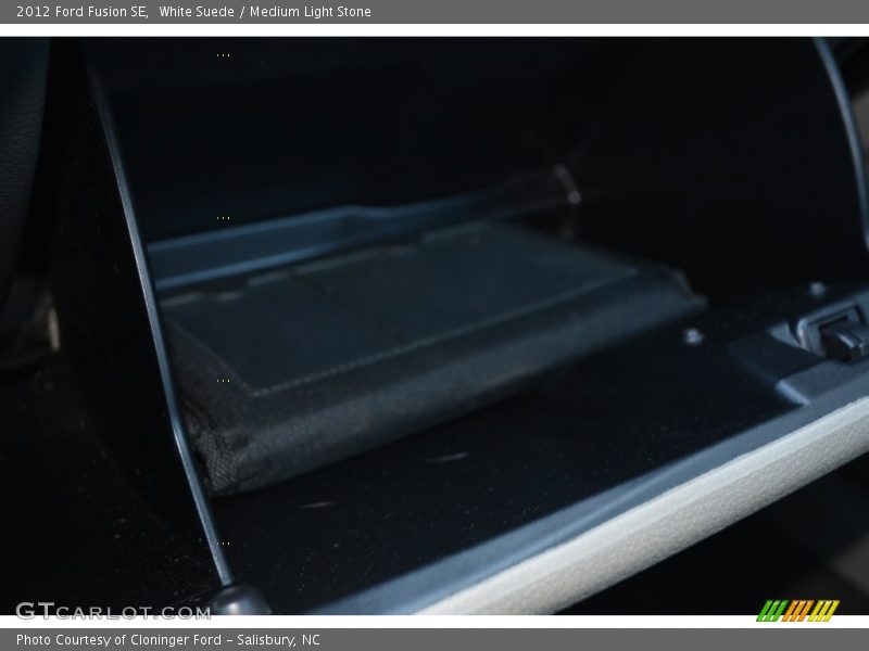 White Suede / Medium Light Stone 2012 Ford Fusion SE