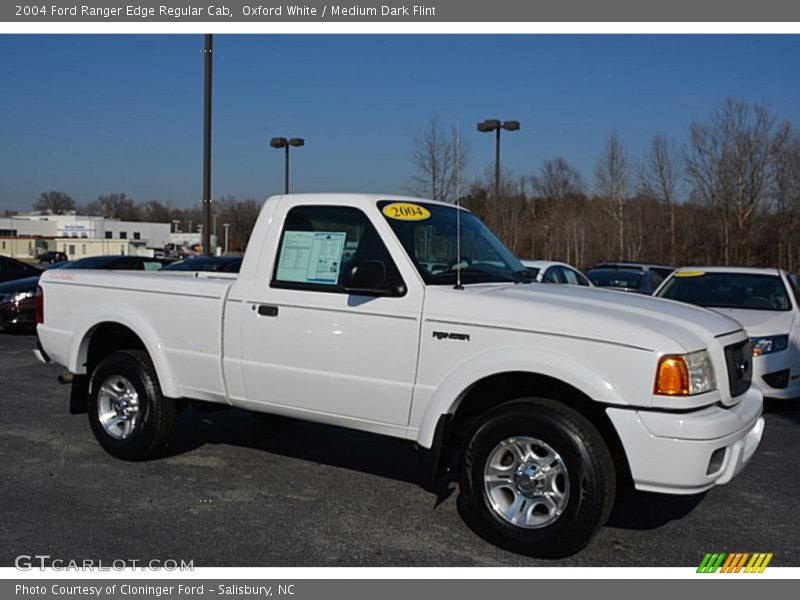 Oxford White / Medium Dark Flint 2004 Ford Ranger Edge Regular Cab