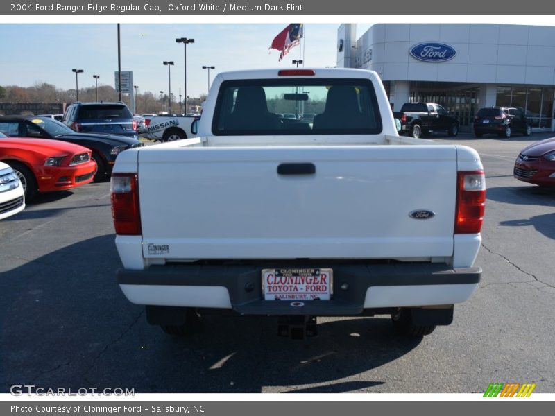 Oxford White / Medium Dark Flint 2004 Ford Ranger Edge Regular Cab