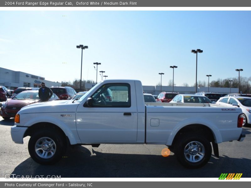 Oxford White / Medium Dark Flint 2004 Ford Ranger Edge Regular Cab