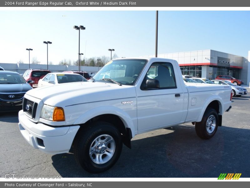 Oxford White / Medium Dark Flint 2004 Ford Ranger Edge Regular Cab