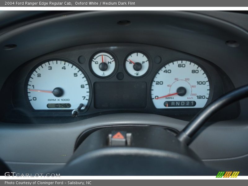 Oxford White / Medium Dark Flint 2004 Ford Ranger Edge Regular Cab