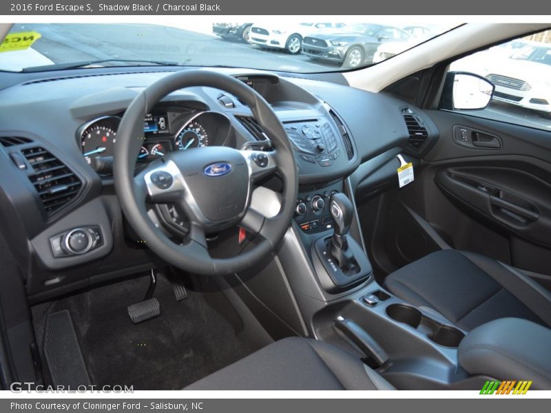 Shadow Black / Charcoal Black 2016 Ford Escape S