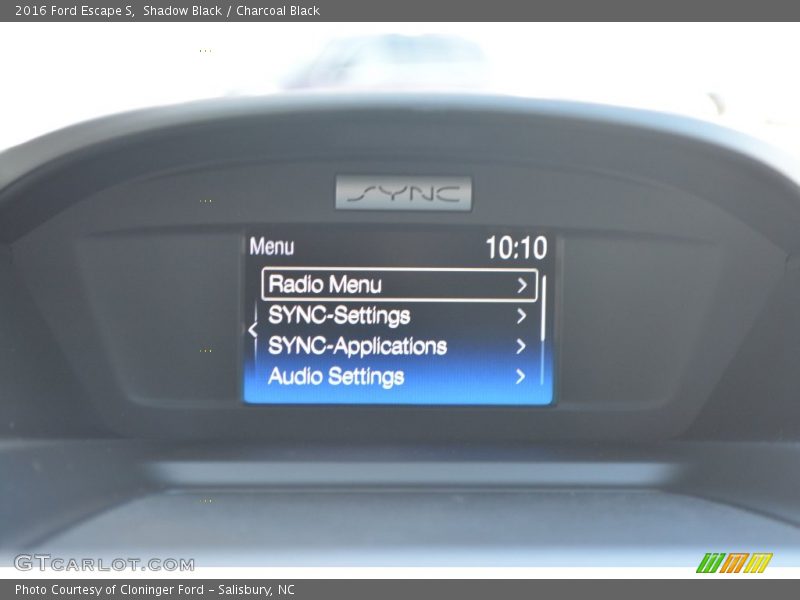 Shadow Black / Charcoal Black 2016 Ford Escape S