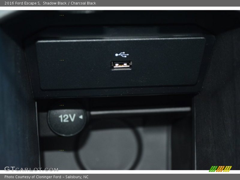 Shadow Black / Charcoal Black 2016 Ford Escape S