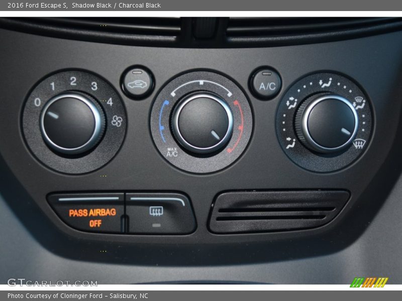Shadow Black / Charcoal Black 2016 Ford Escape S