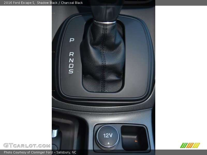 Shadow Black / Charcoal Black 2016 Ford Escape S