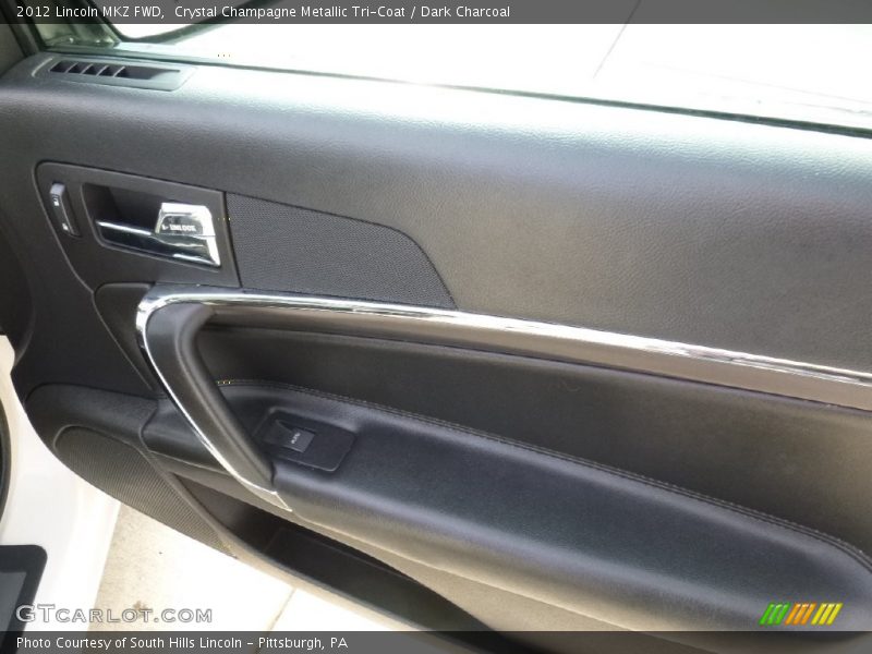 Crystal Champagne Metallic Tri-Coat / Dark Charcoal 2012 Lincoln MKZ FWD