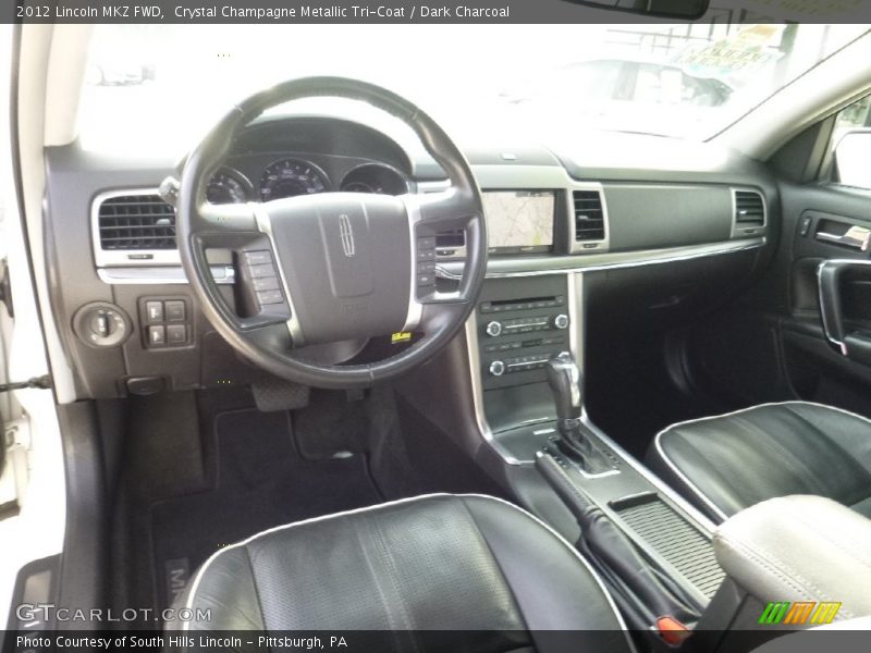 Crystal Champagne Metallic Tri-Coat / Dark Charcoal 2012 Lincoln MKZ FWD