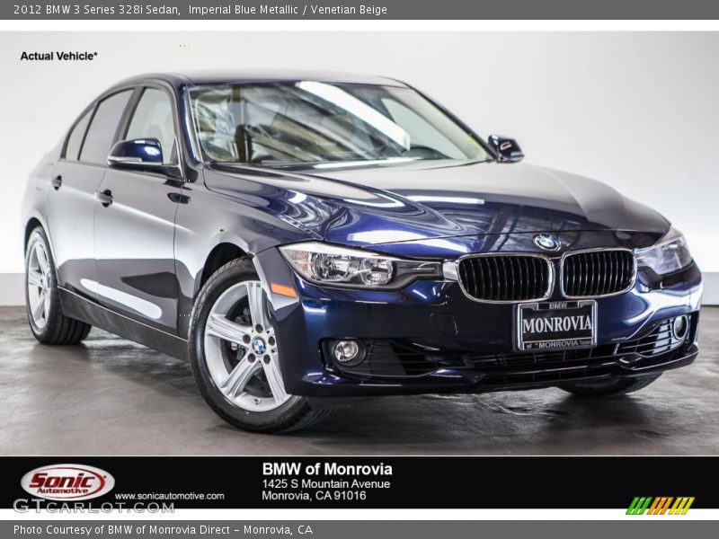 Imperial Blue Metallic / Venetian Beige 2012 BMW 3 Series 328i Sedan