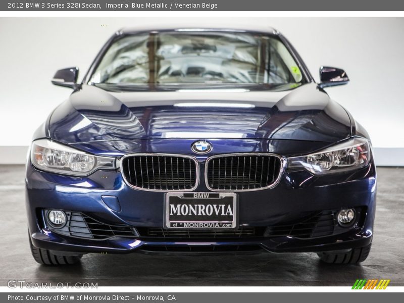 Imperial Blue Metallic / Venetian Beige 2012 BMW 3 Series 328i Sedan