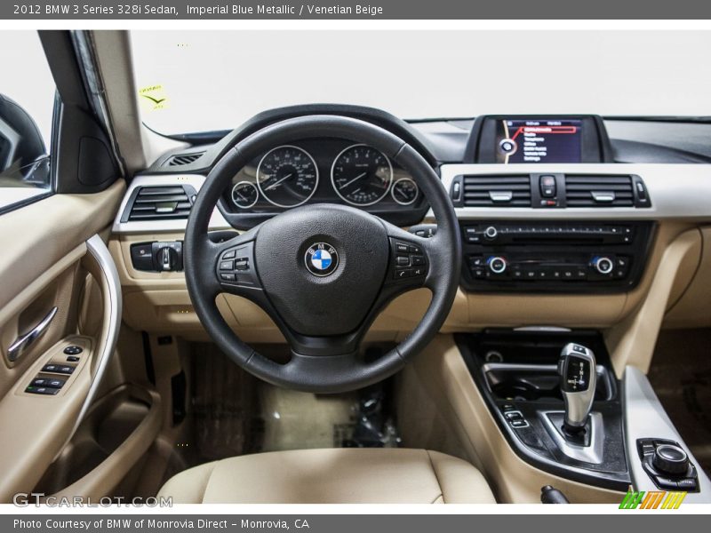 Imperial Blue Metallic / Venetian Beige 2012 BMW 3 Series 328i Sedan