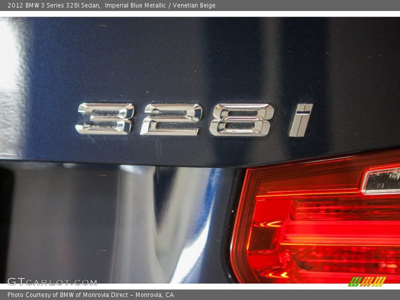 Imperial Blue Metallic / Venetian Beige 2012 BMW 3 Series 328i Sedan