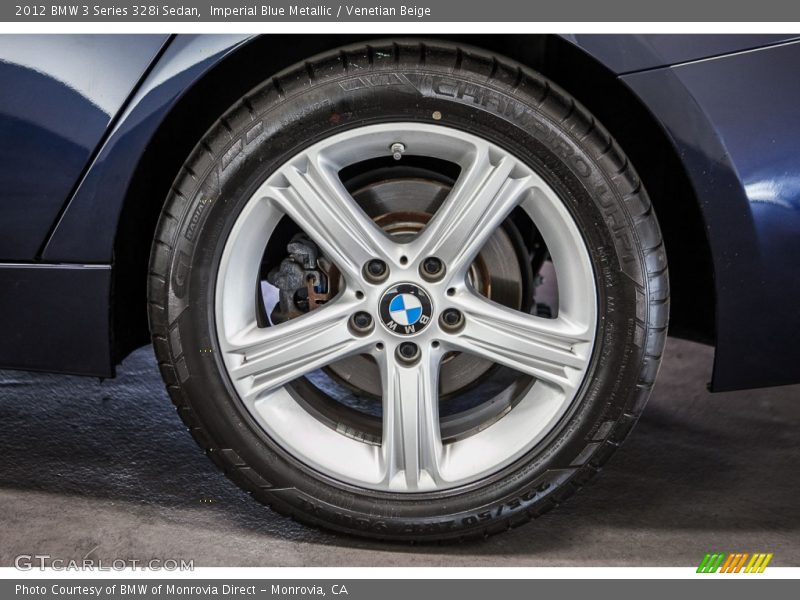 Imperial Blue Metallic / Venetian Beige 2012 BMW 3 Series 328i Sedan