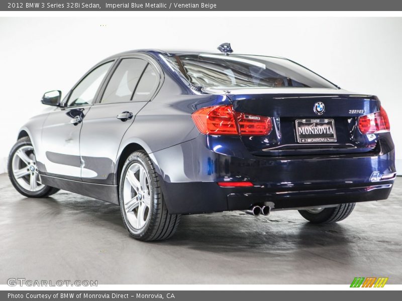 Imperial Blue Metallic / Venetian Beige 2012 BMW 3 Series 328i Sedan