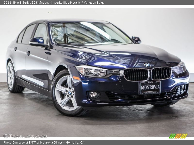 Imperial Blue Metallic / Venetian Beige 2012 BMW 3 Series 328i Sedan
