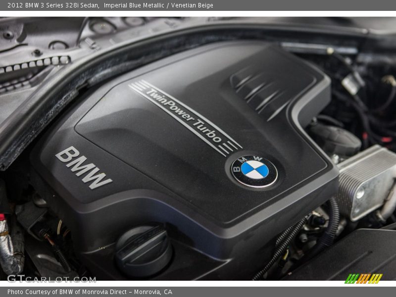Imperial Blue Metallic / Venetian Beige 2012 BMW 3 Series 328i Sedan
