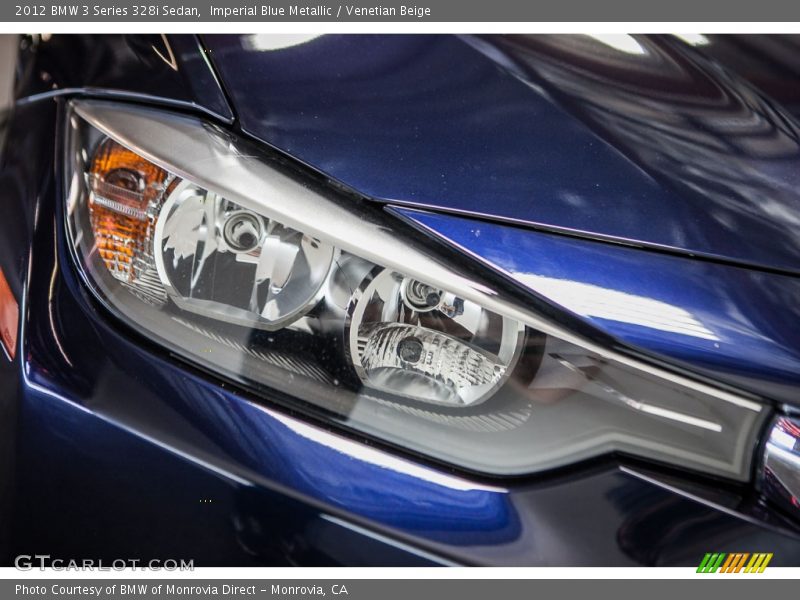 Imperial Blue Metallic / Venetian Beige 2012 BMW 3 Series 328i Sedan