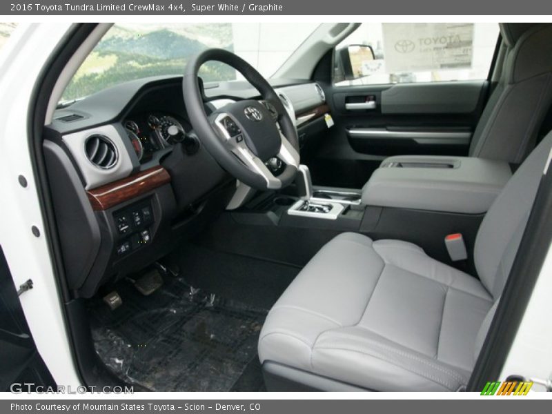 Super White / Graphite 2016 Toyota Tundra Limited CrewMax 4x4