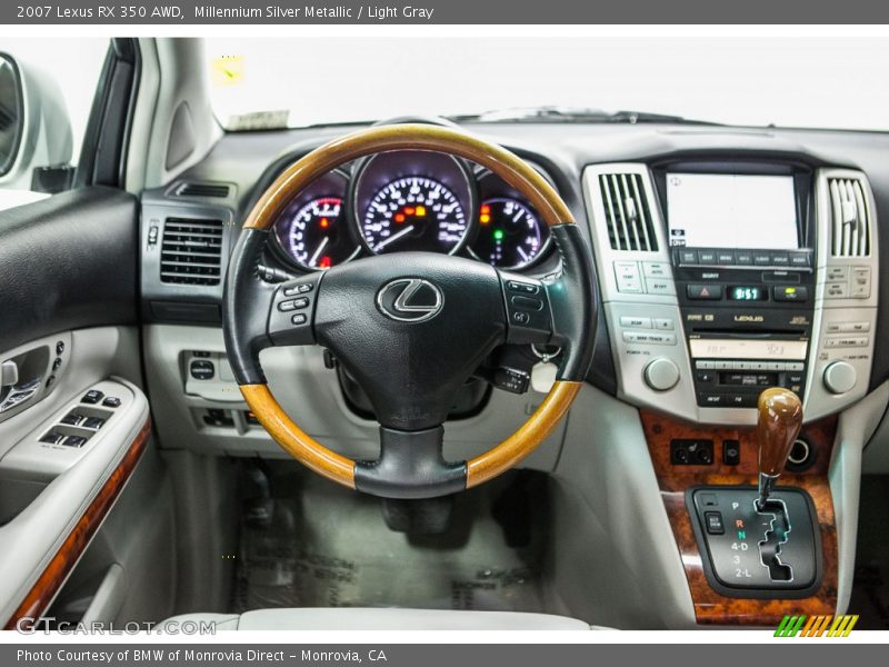 Millennium Silver Metallic / Light Gray 2007 Lexus RX 350 AWD