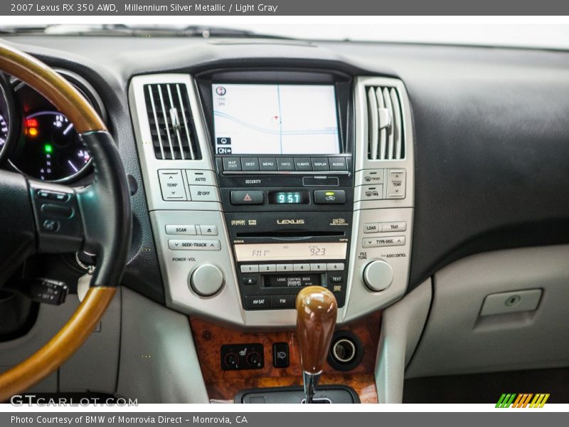 Millennium Silver Metallic / Light Gray 2007 Lexus RX 350 AWD