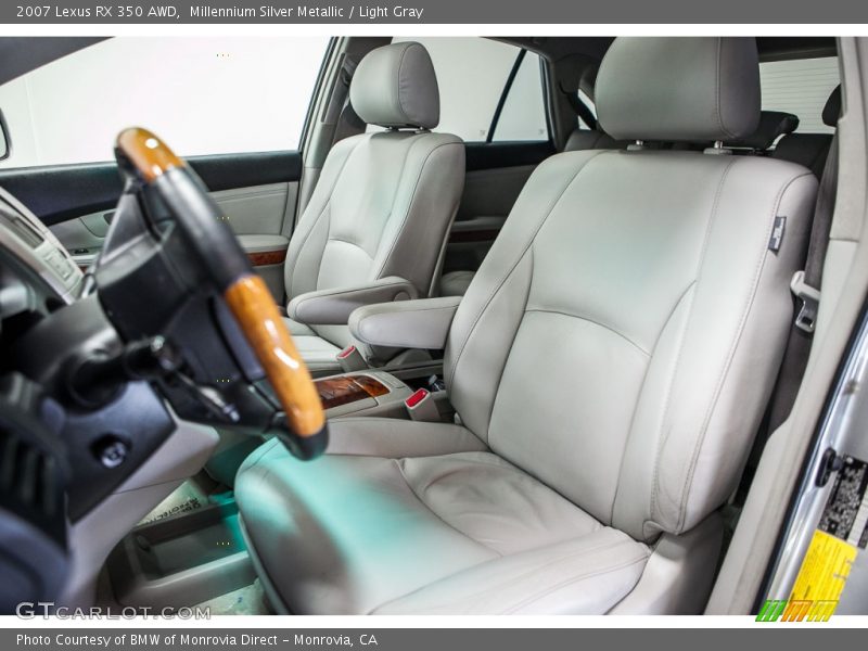 Millennium Silver Metallic / Light Gray 2007 Lexus RX 350 AWD