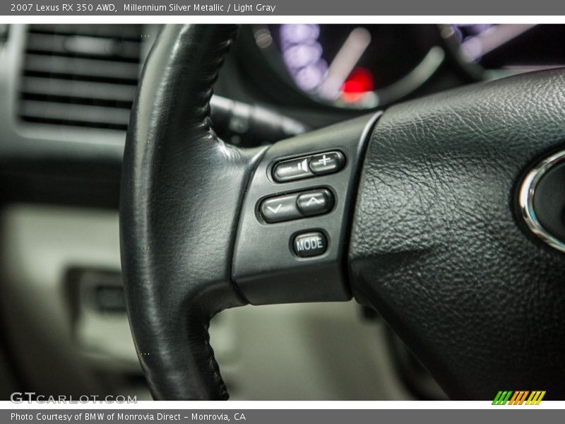 Millennium Silver Metallic / Light Gray 2007 Lexus RX 350 AWD
