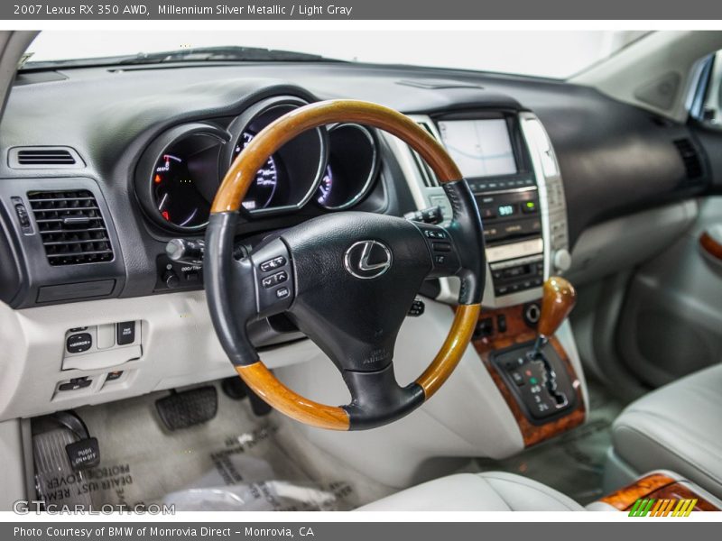 Millennium Silver Metallic / Light Gray 2007 Lexus RX 350 AWD